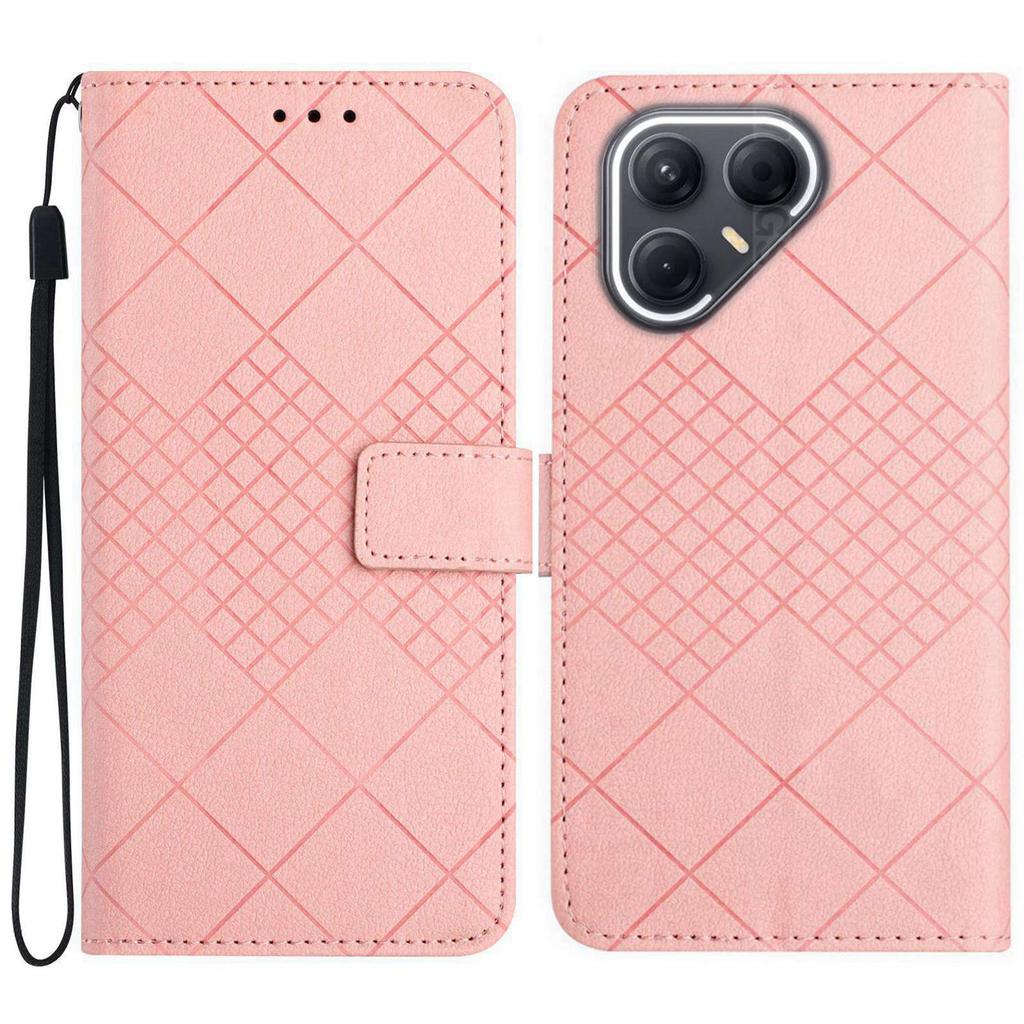 For TECNO Pova 7 5G Case Wallet Imprint PU Leather Flip Folio Phone Cover