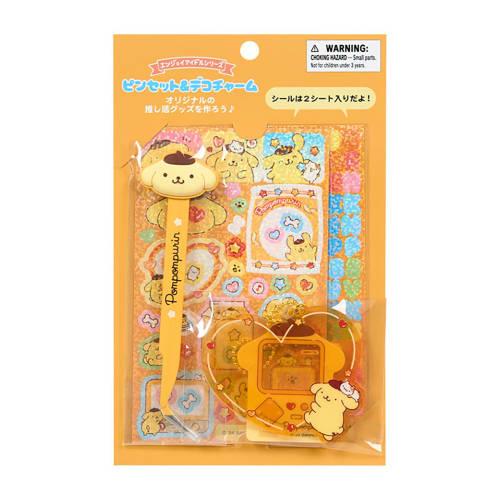Sanrio Tweezers & Deco Charm (Enjoy Idol) Pompompurin 370312