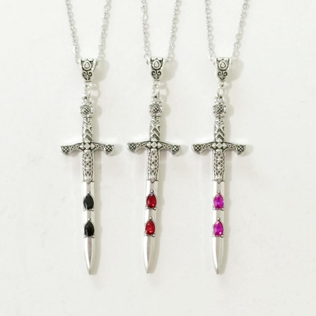 Vintage Gotische Anhänger Halskette Mit Diamantverzierungen Für Damen