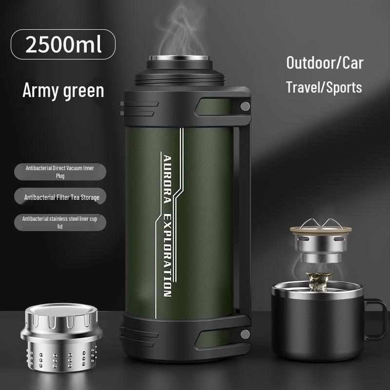 2026 Large Capacity 316 Stainless Steel Insulated Water Bottle - Outdoor Travel Kettle, Year of the Horse Edition