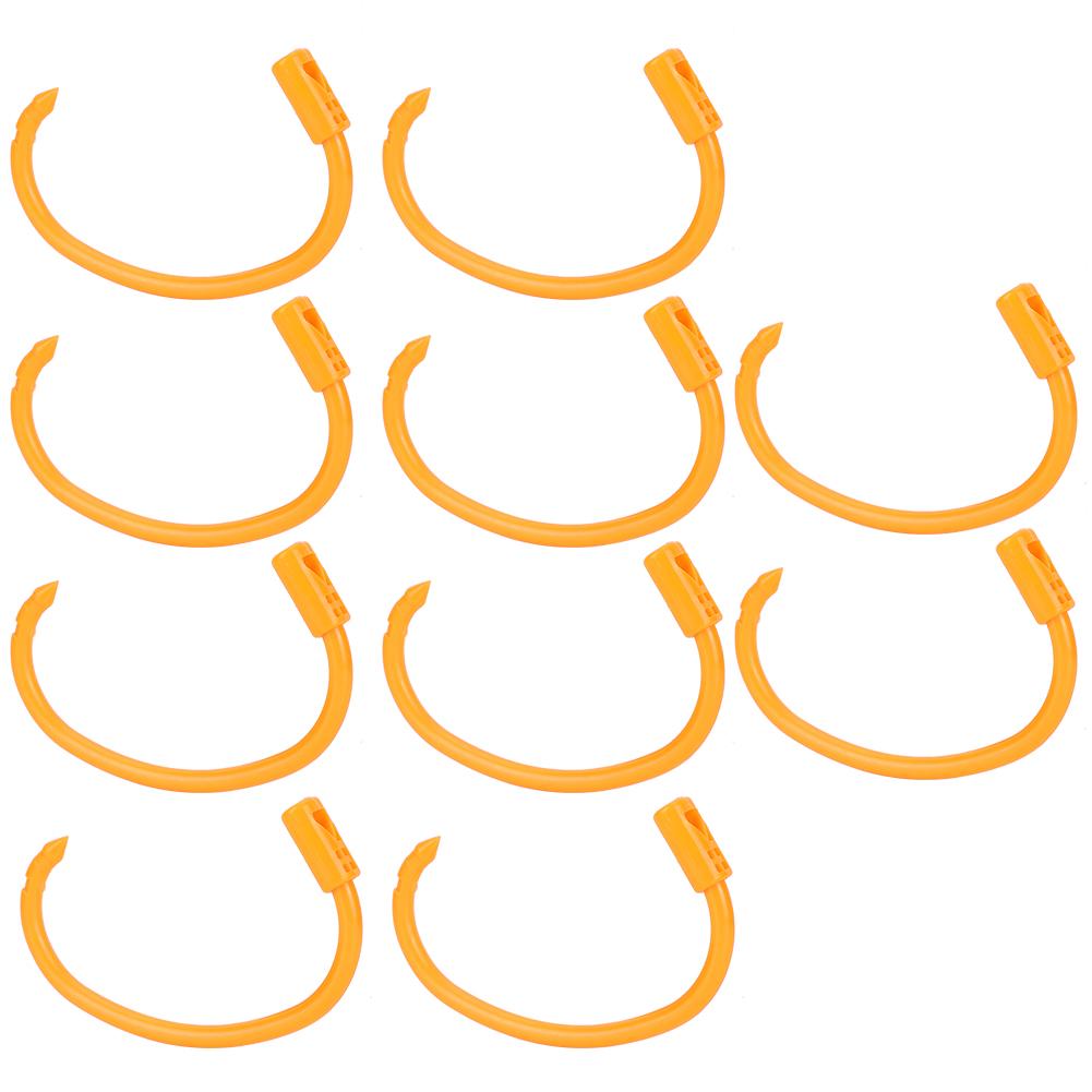 10Pcs Nylon Bull Nose Ring Accessory for Cattle Cow Farm Livestock Animal Equipment