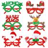 Christmas Santa Decoration Claus Snowman Glasses Adult Child Xmas Props Party