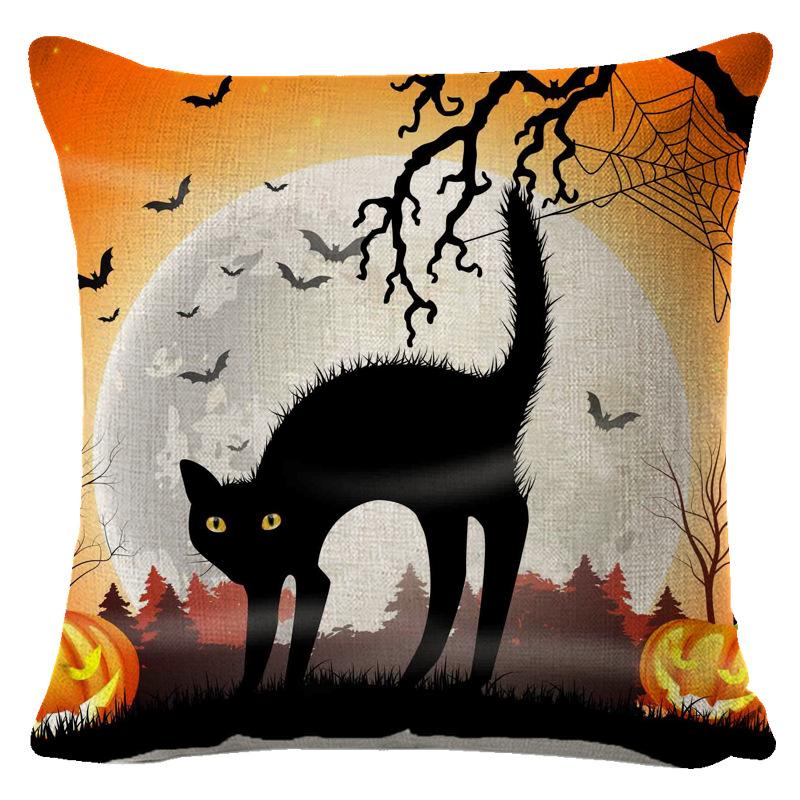 New Halloween Pillow Case Halloween Pillow Core Bed Home Decoration Bedside Cushion