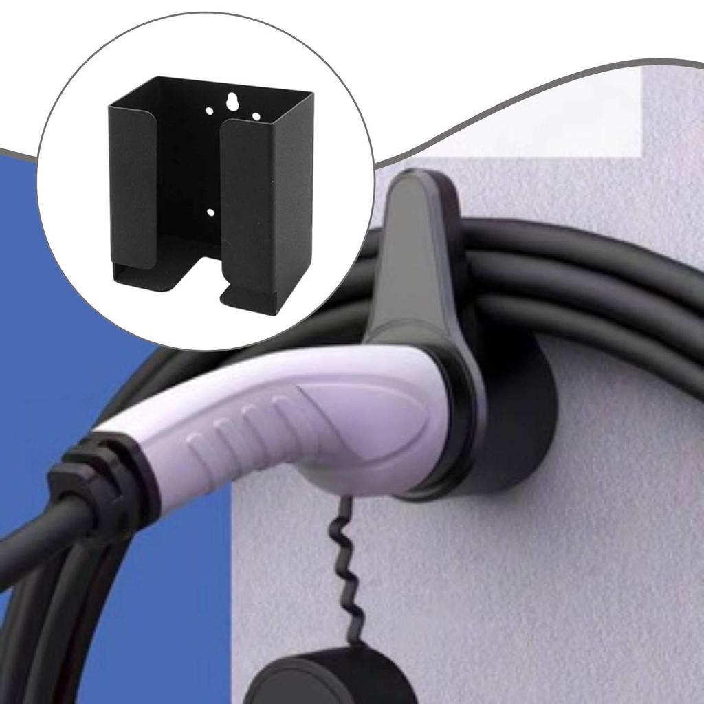 Electric Car Cord Holder Power Brick Mount Bracket Compact Charger Organizer Accessories for Indoor Outdoor Use
