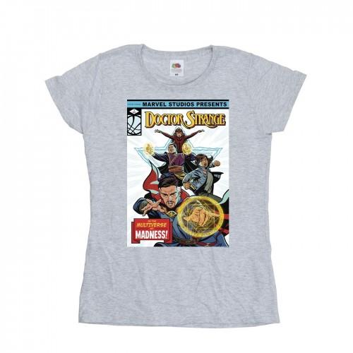 

Marvel Womens/Ladies Doctor Strange Comic Cover Cotton T-Shirt білий