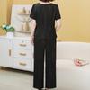 Women's Plus Size 2-Piece Casual Set, Short Sleeve Top & Wide Leg Pants (XL-5XL)