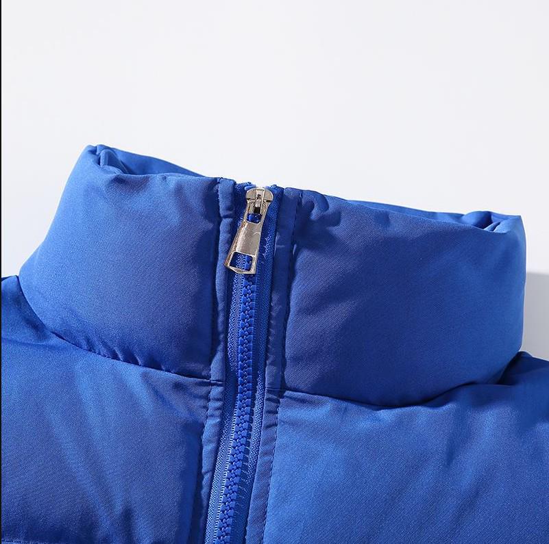 Korean Style Men's Thick Cotton Jacket - Loose, Warm, Stand-up Collar, Plus Size for Autumn & Winter