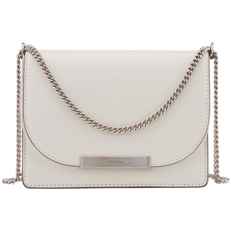 

Calvin Klein Ss25 Commuter Chain Shoulder Strap Leather Small Square Shoulder Bag Medium Women Shoulder Bag Beige 4F1008G-CJH CJH-Beige Apricot