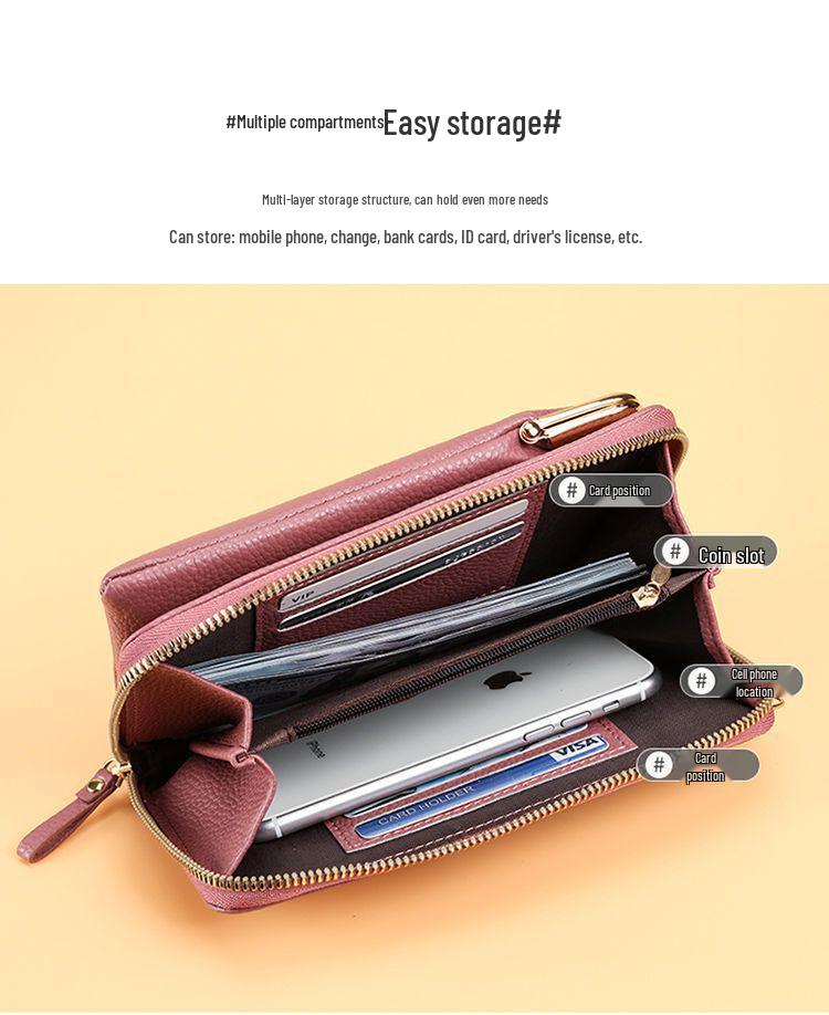 Korean Style Women's Versatile Mobile Phone Crossbody Bag with Coin Purse & Card Holder