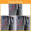 Hip Hop Girl Metal Chain Waist Accessory With Lobster Clasp For Trendy Denim Pants