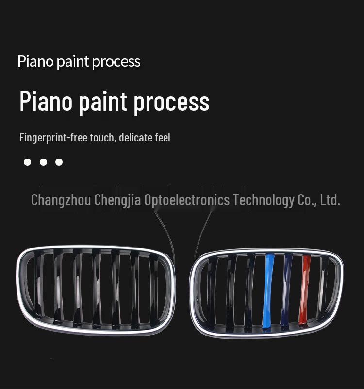 LED Tri-Color Grille for BMW X5/X6 E70/E71 - Single-Line Illuminated Design