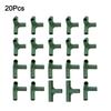 20pcs 16mm Round Tube Three-Way Four-Way Five-Way Greenhouse Frame Building Connector Flower Rack Greenhouse Frame Structure