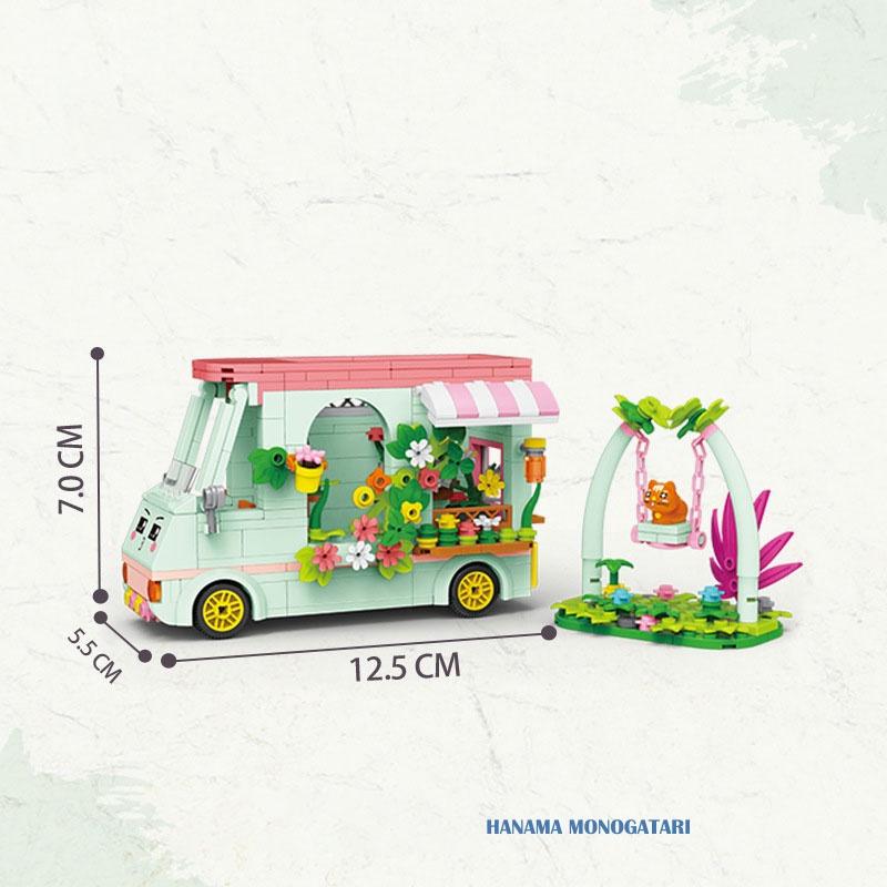 Cafe Street Scene Building Blocks For Girls Plastic Abs Material