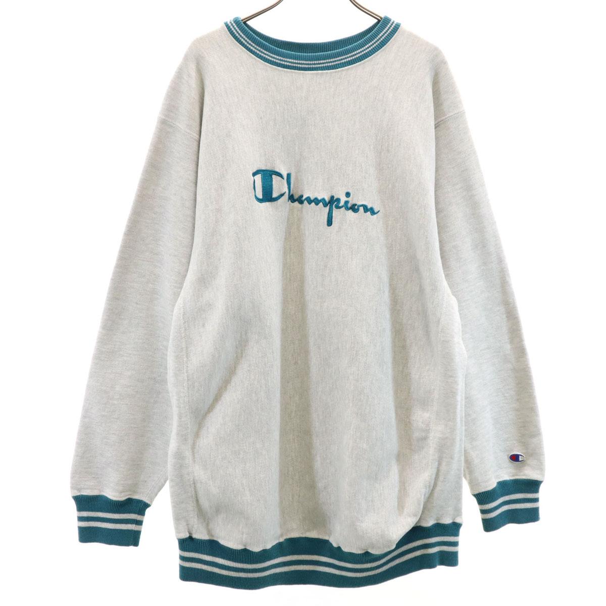 Champion 90s Old embroidered tag made in USA Long sleeve Reverse Weave Sweatshirt trainer Men s Used