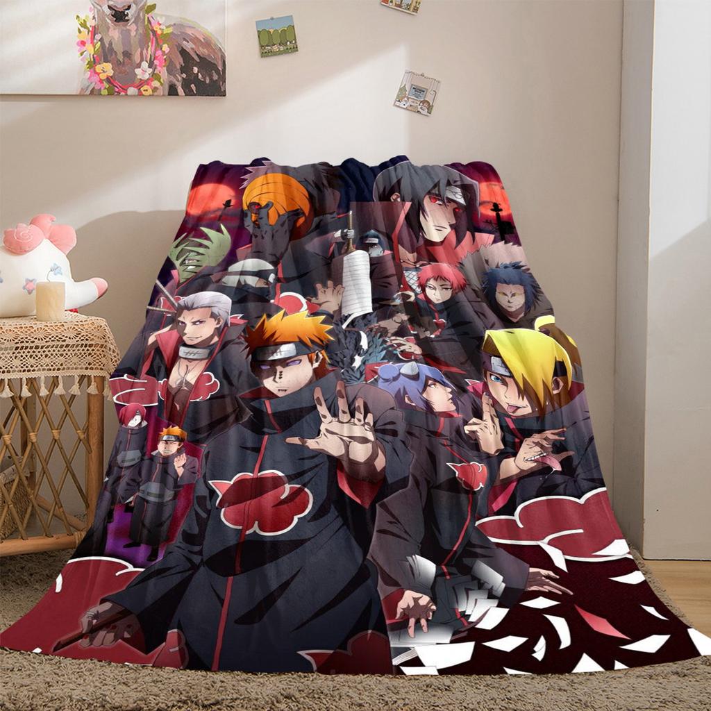Japanese anime cartoon NARUTO famous Uzumaki Naruto blanket soft home furnishing nap decoration four seasons warm Sherpa blanket B12