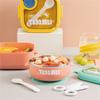 Food Grade Stainless Steel Baby And Baby Food Bowl, Cute Sealed Lid With Detachable Baby Meal Tray