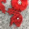 Computer Embroidery Three-Dimensional Water-Soluble Lace Embroidery Diy Imitation Pearl Dress Accessories Lace