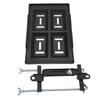 Heavy Duty Car Boat Battery Holder Hold Down Tray with Adjustable Bracket Universal for 27 30 31 Series Batteries(28