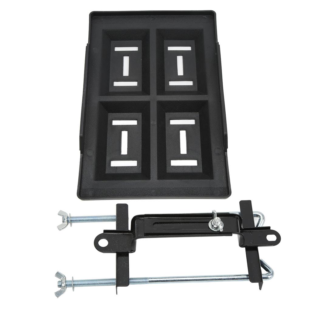 Heavy Duty Car Boat Battery Holder Hold Down Tray with Adjustable Bracket Universal for 27 30 31 Series Batteries(28