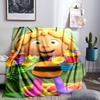 Bee Adventure Maya Throws Blanket Flannel Blankets Plush for Couch Bed Gifts for Men Women Travel Picnic Blanket Christmas Fan Gifts