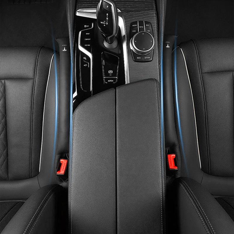 1/2Pc Car Seat Gap Filler Side Seam Plug Strip Leak-proof Filling Strip For Tesla Model 3 Model X S 2016-2020 Decals TM3 TMX TMS Decal