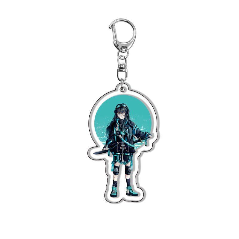 Kimetsu no Yaiba Kamado Tanjiro Kamado Nezuko Agatsuma Zenitsu Acrylic Keychain Anime Merchandise Cosplay 55mm