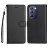 For vivo V40 SE 5G/Y100 5G (Indonesia)/Y200e 5G/V30 Lite 5G (India) Case Solid Color Leather Mobile Cover Wallet Stand with Strap