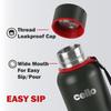 Thermal Insulated Stainless Steel Flask For Travel Office Use 900ml Leak Proof Bottle With Wide Mouth And Matte Finish