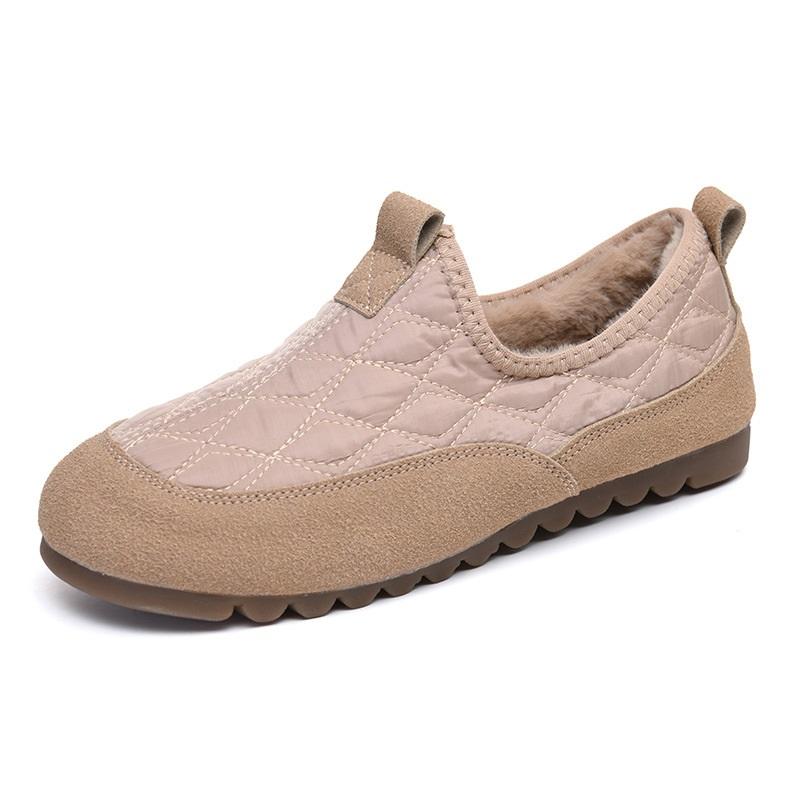 Women's Winter Casual Velvet Soft Soled Cloth Shoes Cotton Shoes