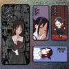 S-Shinomiya K-Kaguya Cartoon Phone Case For Samsung S25,S24,S21,S22,S23,S30,Ultra,S20,Plus,Fe,Lite,Note,10,9,5G Black Cover