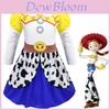 Adorable Toy Story Character Tsui Long Sleeve Dress For Girls Cosplay Parties