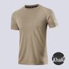 Men's Quick-Dry Loose Fit Sports T-Shirt - Breathable, Sweat-Wicking, Plus Size, Short Sleeve for Summer.
