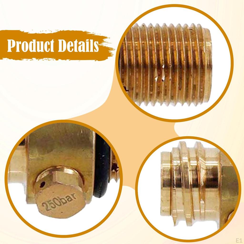 Water CO2 Cylinder Valve, Bottle Adapter Lightweight Accessory Convenient M18x1.5 TR21-4 Tank
