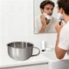 5 Stainless Steel Shaving Bowls Men Premium Grooming Essential Corrosion Resistant Bathroom Accessory