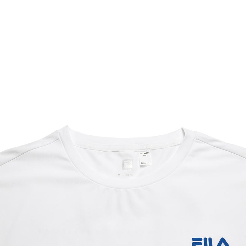 FILA Urban Explore Fashion Minimalist Sports Training Outdoor Versatile Comfortable Short Sleeve T-Shirt Women tops Jade-White A11W618102FWT