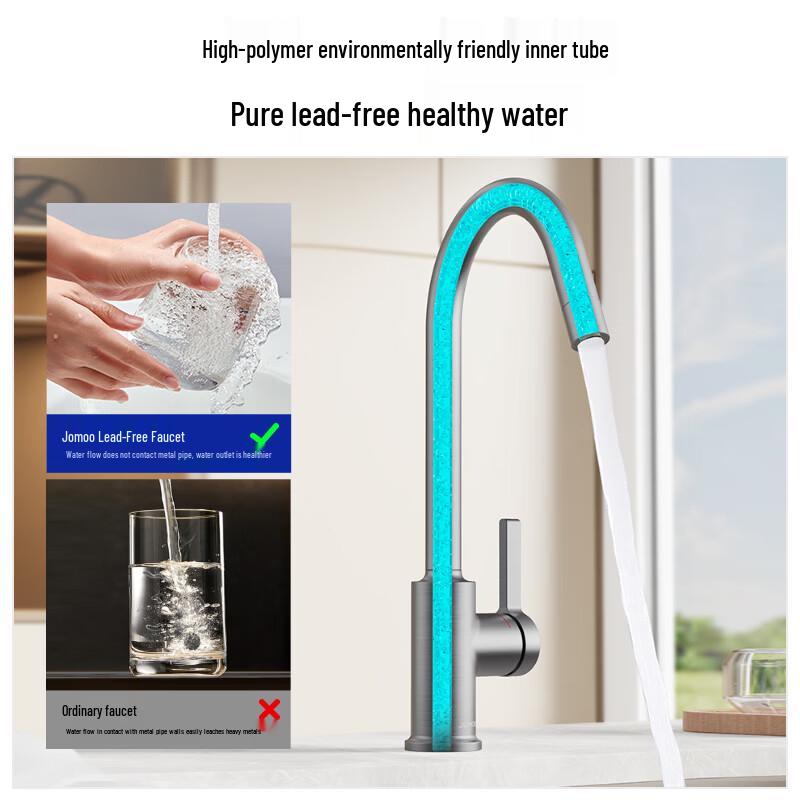 JOMOO Kitchen Sink Faucet with Hot & Cold Water