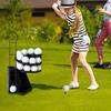 Golf Topu Fırlatıcı Otomatik Golf Topu Dağıtıcı 25 Top Kapasiteli Fırlatıcı Golf Tutkunları için Eğitim Yardımcı Cihaz