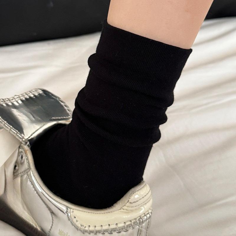 Pure Cotton Socks - Children's Summer Lightweight Model Without Bones, Anti-sagging and Anti-torn Cotton, Versatile Mid-length Socks