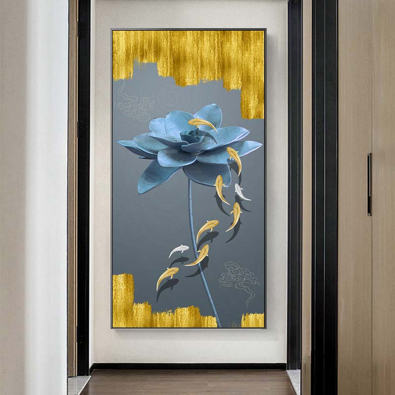 Koi Fish Posters And Prints Modern Luxury Canvas Paintings Animal Pictures Wall Art For Living Room Modern Home Decor No Frame