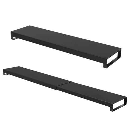 SAIKEYO [44-77cm Extendable] Exhaust Vent Cover, Stovetop Cover, Matte Black, Smart, Easy to Clean, Wide, Compatible with Built-in Gas and IH Stoves,