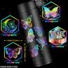 100pcs Holographic Laser Butterfly Stickers For DIY Guitar Scrapbooking Suitcase Water Bottle Phone Laptop Skateboard