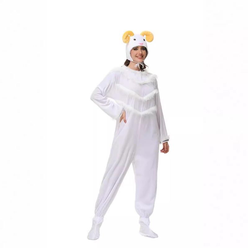 

Halloween adult sheep animal onesie amusement park stage orgy party doll costume S