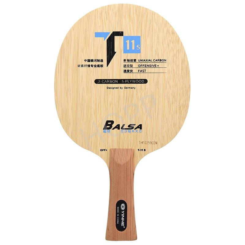 

YINHE T-11 T11S (Balsa Light Weight Carbon) YINHE Table Tennis Blade T11 / T11+ Original Galaxy Racket Ping Pong Bat / Paddle