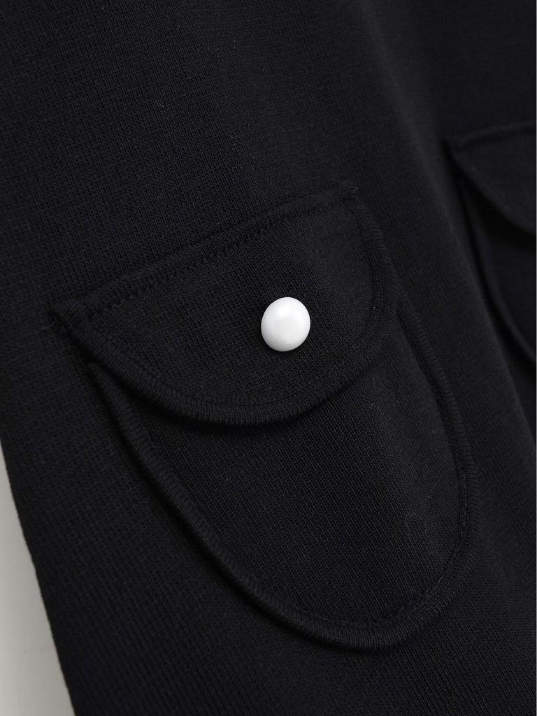 2025 Autumn French Chic Sleeveless Knit Dress with Studs and Rhinestones