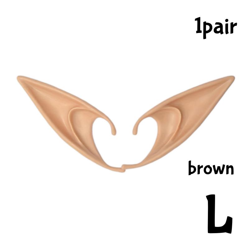 Cosplay Angel Elf Ears Silicone Fairy Vampire Ear DIY Themed Party Costume Accessories Halloween Christmas Decor Photo Props