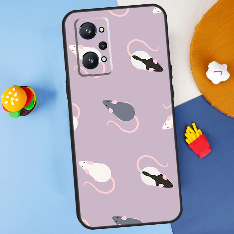 Mouse Rat For Realme GT7 Pro GT 6T 6 5 C67 C61 C55 C53 C51 C21Y C25S C75 10 11 12 13 14 Pro Plus Case