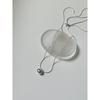 Round Bean Long Necklace