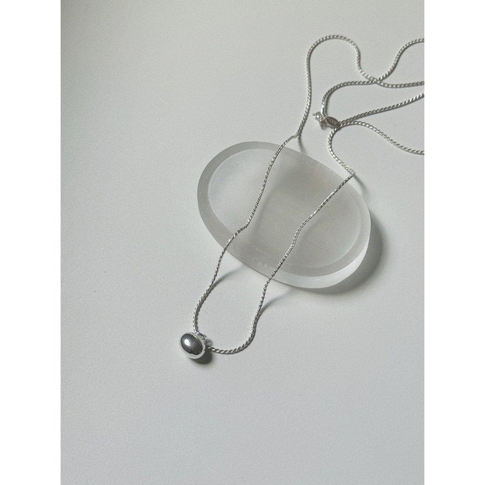 Round Bean Long Necklace