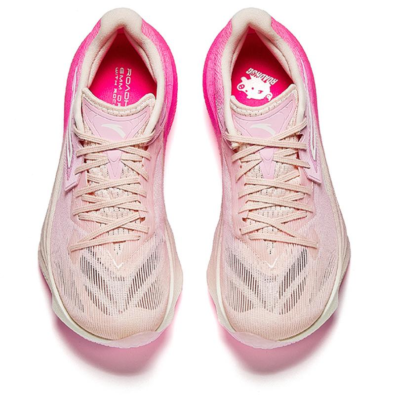 Anta Asphalt Road King 2.0 Bequeme Vielseitige Stoßdämpfende Rutschfeste Low-Top Freizeit-Laufschuhe Herren Sneaker Pink 912335590-9