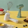 Noise-Free Electric Whisk Cordless Rechargeable Electric Hand Mixer For Baking Cooking Panel Speed For Whisking For Kitchen